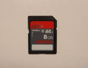 8GB SDHCメモリーカード SanDisk