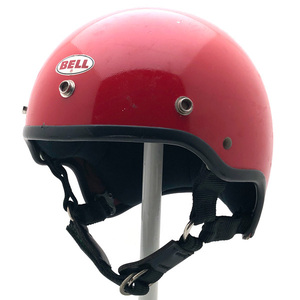 送料無料 BELL TRIALS RED 56cm/ベルトライアルズ赤レッドビンテージヘルメット半帽半ヘルハーフヘルメットshortyショーティーハーレー70s