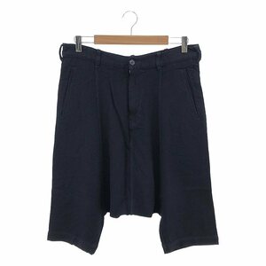 COMME des GARCONS HOMME PLUS / コムデギャルソンオムプリュス | 2008SS | レーヨン 製品染め サルエル ハーフパンツ | SS | ネイビー