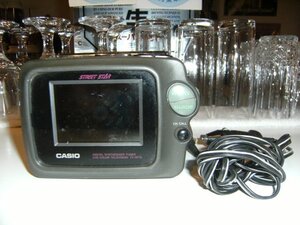 昭和レトロ★90年代★日本製★STREET STAR CASIO TV-M710 カシオ テレビ 自動車 カーソケット電源 電池★旧車 携帯テレビ カーテレビ 便利