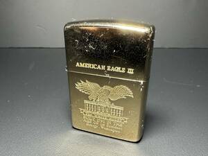 ★コレクター必見！！ ZIPPO ジッポライター AMERICAN EAGLE Ⅲ THE WHITE HOUSE ビンテージ オイルライター ゴールド コレクション Z888