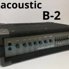 希少 acoustic MODEL B-2 ベースアンプヘッド 220W