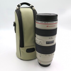 1円〜 Canon キヤノン EF 70-200mm F2.8 L ULTRASONIC 望遠ズームレンズ ケース付 動作未確認 現状品 y13-3294179【Y商品】