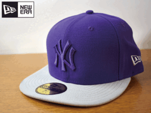 B152《未使用品》NEW ERA ニューエラ 59FIFTY【7-1/4 - 57.7cm】NY YANKEES ヤンキース MLB フラット 帽子 キャップ USモデル