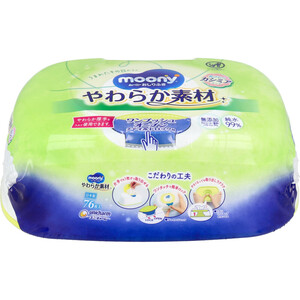 【まとめ買う】ムーニーおしりふき やわらか素材 本体 76枚入×9個セット