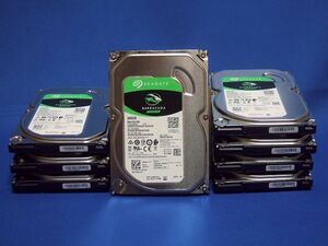 ■Seagate■3.5インチHDD■ 500GBｘ 8台セット【計4TB (4000GB)】■ST500DM009■CrystalDiskInfoの検査：正常■s30