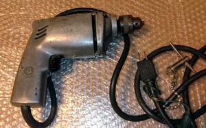 ジャンク HITACHI 日立 ELECTRIC DRILL エレクトリックドリル 5mm 電動工具 電動ドリル ジャンク品 修理前提 部品取りに DIY 日立工機