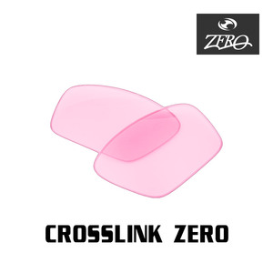 オークリー サングラス 交換レンズ クロスリンクゼロ ミラーなし CROSSLINK ZERO OAKLEY ZERO TECH BASE製 互換レンズ