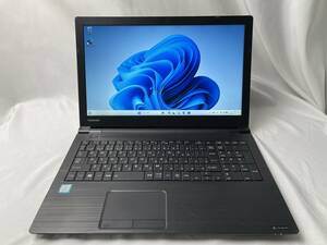 ★1円～スタート！dynabook B65/H ◆Intel Core i5-8250U @ 1.60GHz ◆メモリ4GB/HDD1TB/DVD ※Windows 11【ジャンク品】1076