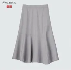 【UNIQLO】JWANDERSONコラボ　フレアスカート  グレー  L