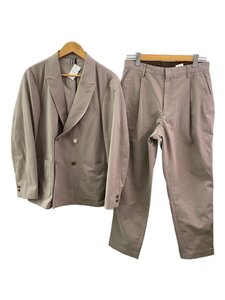 THE SUIT COMPANY◆スーツ/L/ポリエステル/BEG/無地/NT22AJ05/NT22AP04