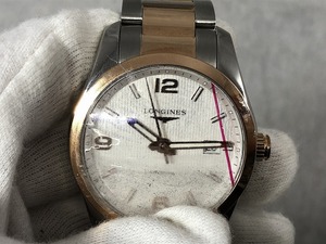 ロンジン LONGINES ロンジン コンクエスト シルバー L27855767