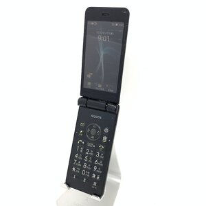 ◆動作品◆SHARP/AQUOS ケータイ2 602SH/4.4GB/ブラック/ガラケー/利用制限〇/55796