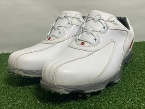 FootJoy フットジョイ EXL BOA ホワイト 25.5cm W ホワイト メンズゴルフシューズ