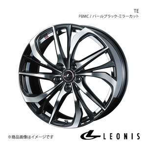 LEONIS/TE GR86 ZN8 アルミホイール1本【18×7.0J 5-100 INSET47 PBMC(パールブラック/ミラーカット)】0038774