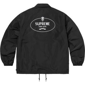 新品未開封 Supreme Crest Coaches Jacket Black 24FW 黒 コーチジャケット