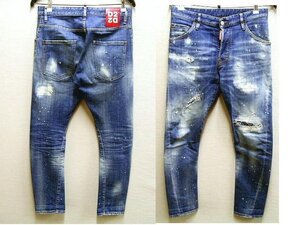 ◇即決[44]DSQUARED2 20SS CLASSIC KENNY JEAN S71LB0721 ストレッチ クラシック ケニー スリム デニム パンツ■590