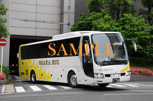 D【バス写真】Ｌ版１枚　大阪バス　エアロエース