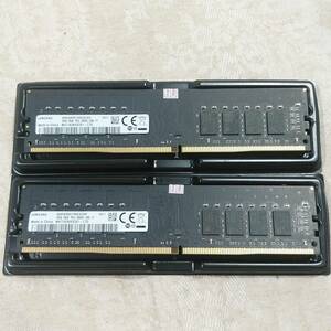 新品 SAMSUNG サムスン 32GB(16GB×2) 2Rx8 PC4-2666V-U DDR4 21300 288ピン NON-ECCメモリ送料無料