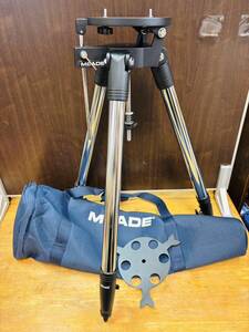 【美品】MEADE ミード 天体望遠鏡用三脚 Deluxe Field Tripod #884 ETX キャリーバッグ付き