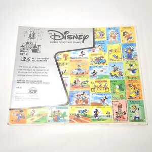 【1円スタート】【未開封】Disney ディズニー 海外切手 セット WORLD OF POSTAGE STAMPS SET#1 35 ALL DIFFERENT ALL GENUINE