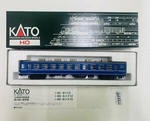 Y 鉄道模型 KATO HOゲージ 1-503 オハフ13 12系急行形客車 緩急車 状態良好 カトー