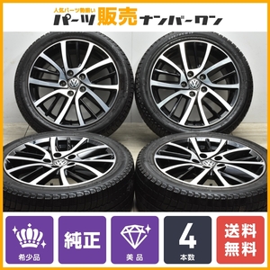 【希少品 美品】フォルクスワーゲン ゴルフ7 純正 オプション ブレード 17in 7J +49 ミシュラン X-ICE XI3 225/45R17 5G0071497 BLADE