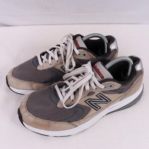 880 ニューバランス 26.5cm/new balance 灰 グレー 濃灰 ダークグレー 中古 古着 メンズ スニーカー yy4600