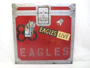 ♪美盤 EAGLES LIVE 2枚組 LP レコード 見開きジャケ♪イーグルス ライブ/ホテル カリフォルニア/ハートエイク トゥナイト/言いだせなくて