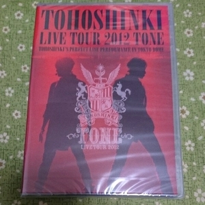 【新品】DVD『LIVE TOUR 2012 TONE』東方神起