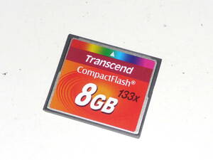 動作保証！Transcend CFカード 8GB