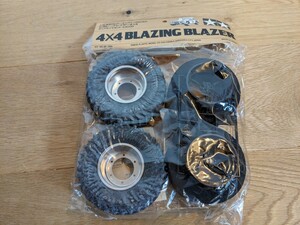 未使用品 タミヤ シボレー ブレイザー 4×4 スペアタイヤセットTAMIYA CHEVROLET 4×4 BLAZING BLAZER1/10 電動RCカー スペアパーツ NO.165