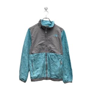 THE NORTH FACE フリース ジャケット ザノースフェイス キッズ L ライトブルー フルジップ 古着卸 アメリカ仕入 a607-5147