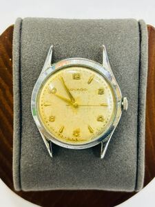 １円〜 ジャンク MOVADO アンティーク 腕時計 スイス製 現状品 詳細不明 中古