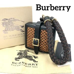 『Burberry』バーバリー ボックスポーチ マイクロバック