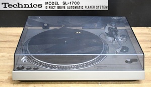 NY6-159【現状品】Technics　ターンテーブル　SL-1700　テクニクス　レコードプレーヤー　オーディオ　音出し確認済　中古品　保管品
