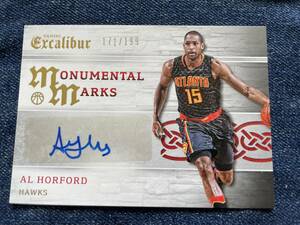 PANINI★2015-16 EXCALIBUR BASKETBALL★Al Horford★オートカード★Auto /199