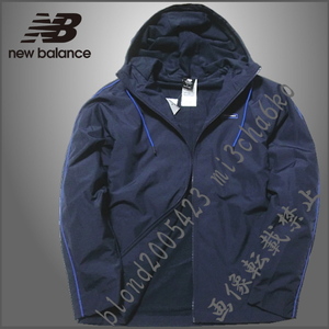 ■新品【new balance】ニューバランス GOLFに最適 裏起毛保温 ウインド フルZIPジャケット■NV/L