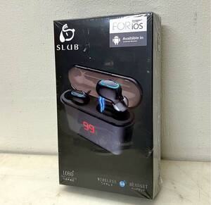 J120301▲新品未開封 SLUB ワイヤレスイヤフォン Bluetooth5.0 iPhone/iPad/Android対応/高音質