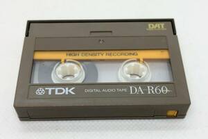 【 TDK DAT 60分 】TDK 60min. DA-R60 ◎ 日本製 室内保管品 ◎ 簡易消去済み 樹脂ケース入り TAPE テープ