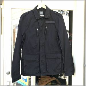 ★ARMANI EXCHANGE　アルマーニ エクスチェンジ　ジャケット　size M　ブラック　黒★検 A/X ミリタリー コート m-65