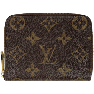 ルイ・ヴィトン Louis Vuitton ジッピー コインパース ラウンドファスナー コインケース モノグラム ブラウン M60067 レディース 【中古】