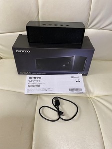 ＠オンキョー　ONKYO◆スピーカー SAS200 (B)ブラック＠普通に使用できます。貴重品＠