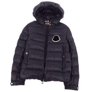 美品 モンクレール MONCLER ジャケット ダウンジャケット SASSIERE サッシエール アウター メンズ 0(XS相当) ブラック cf08dl-rm10f11458