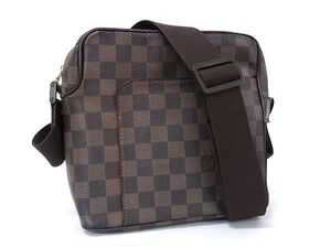 1円 LOUIS VUITTON ルイヴィトン N41442 ダミエ オラフPM クロスボディ ショルダーバッグ 斜め掛けかばん ブラウン系 FB4766