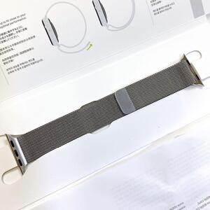 3895 アップルウォッチ バンド ミラネーゼループ 純正 正規品 40MM