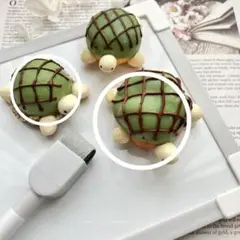 【マグネット】カメケーキ　カメシュークリーム