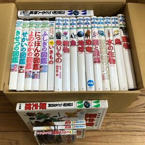 大SET-ш497/ 図鑑セット 不揃い21冊まとめ 小学館の図鑑NEO プレNEO ネオポケット くらべる図鑑 クイズブック きせつの図鑑 他