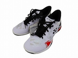 【未使用】 ヨネックス YONEX パワークッション エクリプション Z ミッド ホワイト／ブラック SHBELZ3MD