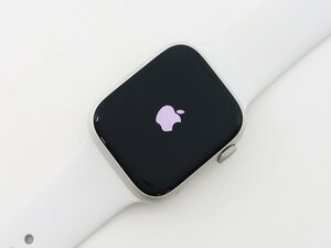 ◇【Apple アップル】Apple Watch Series8 45mm GPS シルバーアルミニウム ホワイトスポーツバンド MP6N3J/A アップルウォッチ